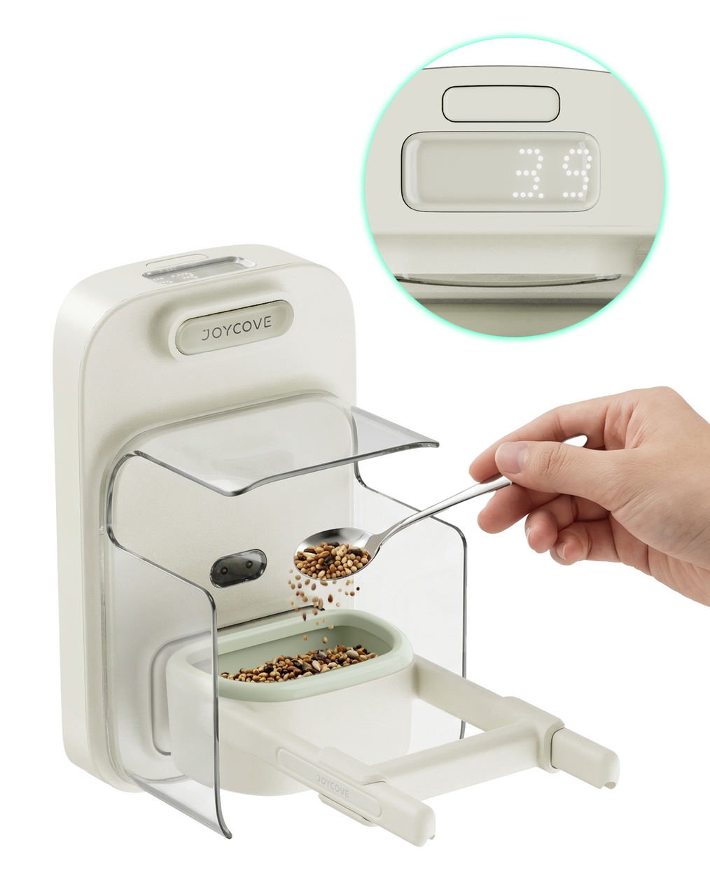 Precise portions, scoop by scoop